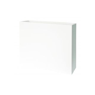 Vaso rettangolare alto KUBE HIGH SLIM CASSETTA 80X25 H70 - BIANCO -40%