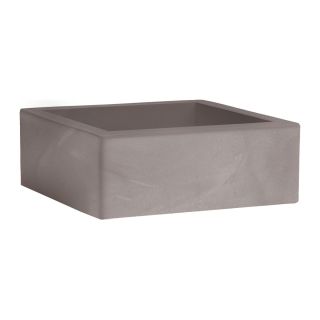 Vaso quadrato basso MINOS 25x25 H12 - NICOLI